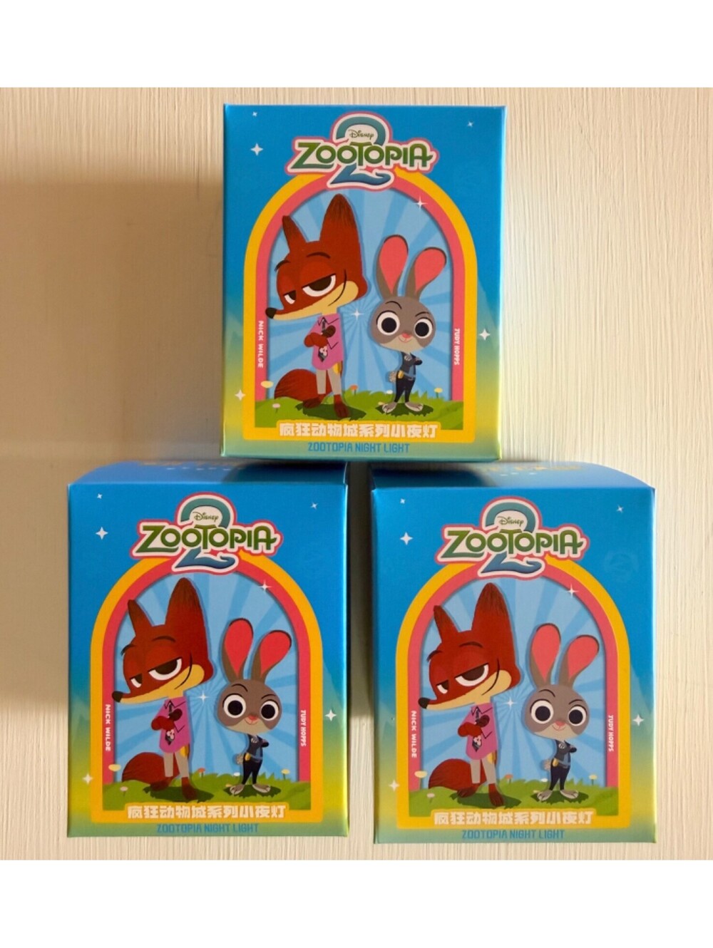 Disney Zootopia 2 "On the Case" 3 Blind Box  Sealed Boxes Night Light Nick Judy